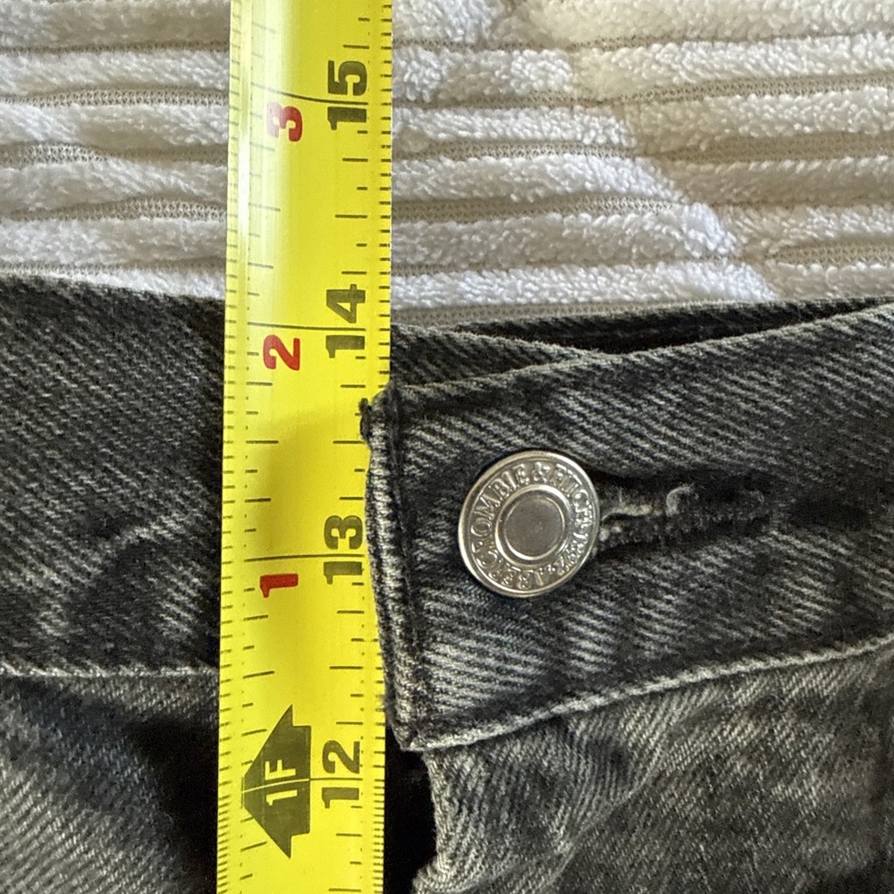 Abercrombie & Fitch Jeans Authentic Rigid Baggy Men's Black 36x32 Y2k Skater - Picture 8 of 9